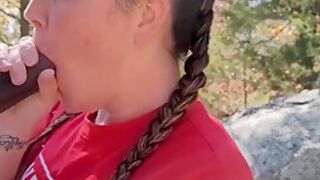 We Went For A Hike And She Sucked On My Bbc