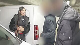 Colombian Slut Smashed Hard In A Parking Lot For Scratching My Friends Car !