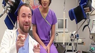 Freshman Jackie Banes Gets Hitachi Magic Wand Orgasms By Female Nurses During Physical 4 College At