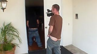 Housewife Lets Two Guys Inside Of Her Home To Fuck Her In Hardcore Fashion