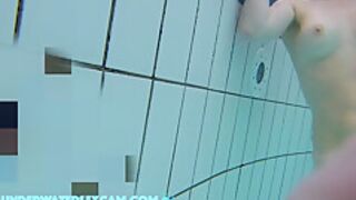 Crazy Girl Is Fingering In Public Pool!