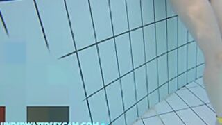 Crazy Girl Is Fingering In Public Pool!