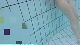 Crazy Girl Is Fingering In Public Pool!