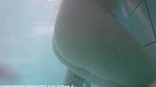 Some Women Are Horny To Press Their Tits Against The Pool Wall