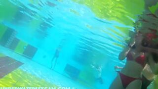 This Black Teen Girl With The Super Figure Tests The Underwater Massage