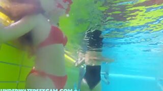 This Black Teen Girl With The Super Figure Tests The Underwater Massage