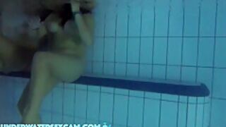 These Teen Girls Are Naked In The Sauna Pool For The First Time