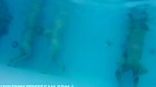 They Pretend They Are Just Talking While Fucking Underwater