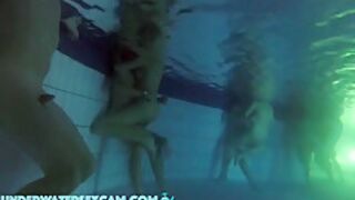 Between All The Horny People This Couple Has Real Sex Underwater In The Public Pool