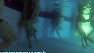 Between All The Horny People This Couple Has Real Sex Underwater In The Public Pool