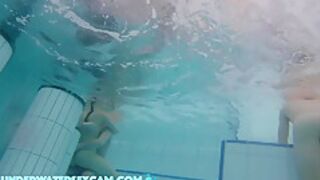 Crazy Young Couple Fucks Everywhere In A Public Pool