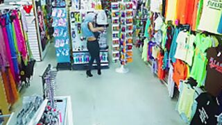 Amateur Punished For Shoplifting - Jade Noir