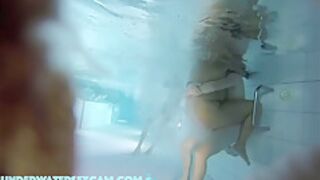 They Have Fun Together With His Hard Cock And The Underwater Jet