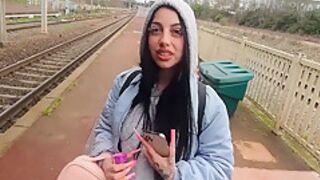 I Fuck My Chilean Friends Good Ass In A Public Train And At Her Place After Seeing Each Other Again