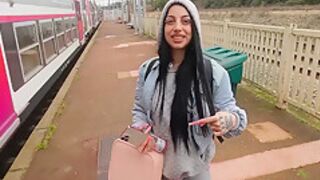 I Fuck My Chilean Friends Good Ass In A Public Train And At Her Place After Seeing Each Other Again