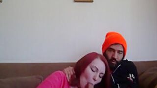 Amateur College Redhead Fucking Her Boyfriend