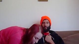 Amateur College Redhead Fucking Her Boyfriend