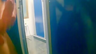 Hostel Mixed Room: Shower Flashing Masturbation 5 Min