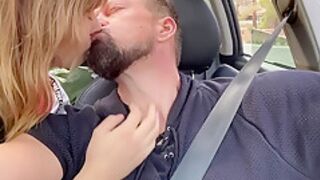 Jerking Him Off And Sucking Big Cock While Driving With - Jamie Stone