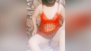 Desi Wife Riding On Dildo In Front Of Her Cuckold Husband With Moaning Clear Hot Urdu Audio