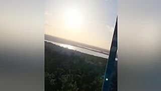 Risky Blowjobs In Public On An Observation Tower And Later On The Water