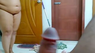 Saudi Nude Sexy Stepmom Sucks Stepsons Cock To Make Him Cum Then Accidentally Stepson Huge Cum Out