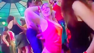 Very Hot Group Sex In Club