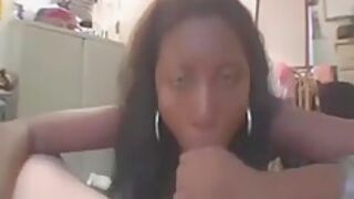 Interracial Blowjob Handjob Cum Swallow