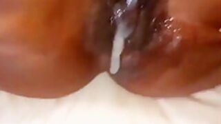 Hairy Ebony Milf Fucks And Creams White Boy Cock