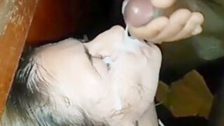 Compilation Glory Hole Cum In Her Face 2