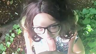 Sluttyslut1 - Teen 18+ Girl In The Forest- Anal Fuck, Deep Throat, Asstomouth