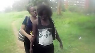 Cute Black Lesbian Sneaks Away To Fuck Best Friend