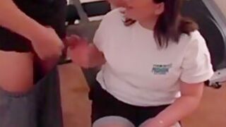 A Blowjob Then A Spanking Too!