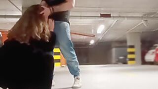 Risky Public Fuck In The Parking Garage With Stranger Club Girl