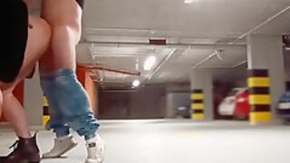 Risky Public Fuck In The Parking Garage With Stranger Club Girl