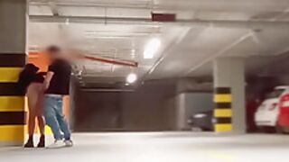 Risky Public Fuck In The Parking Garage With Stranger Club Girl