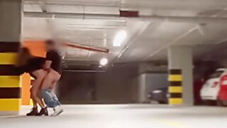 Risky Public Fuck In The Parking Garage With Stranger Club Girl