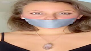 Ember Self Wrap Tape-gagged #3