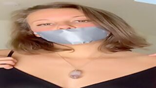 Ember Self Wrap Tape-gagged #3