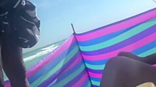 Helena Price - Nude Beach Older Men Tease 1