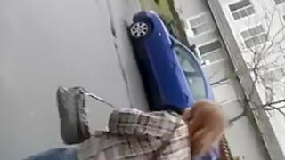 Naughty Public Teen 18+ Whore Sucks Off Dick