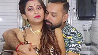 Indian Wife Honeymoon Sex In Kitchen With Her Husband