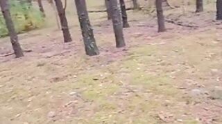 Femfoxfury - Horny Babe Caught In The Woods And Doggystyle Fucked