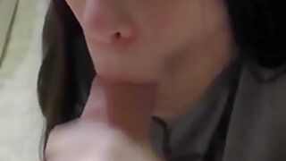 Femfoxfury - Hot Brunette Swallows Cum After Deepthroat