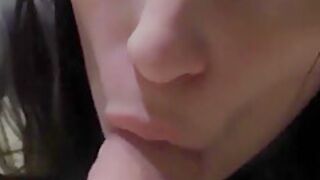 Femfoxfury - Hot Brunette Swallows Cum After Deepthroat