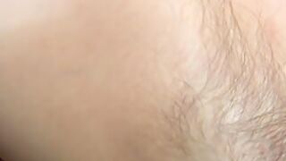 Blonde Hairy Armpit Hair Showing In Armchair