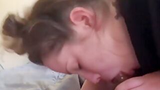 Hungover First Time Sucking His Bbc