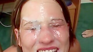 Astrid Loves Cock - Blowbang Cumpilation - Bukkake Whore (blowbangwhores)