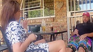 Mutual Masturbation With My Neighors Wife End In A Creampie Outdoors 9 Min