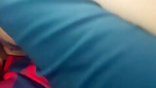 Naughty Girl Jumps On Trampoline Gets Pussy Eaten Pov/loud Moaning